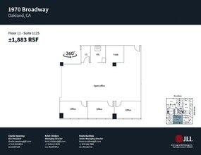 1970 Broadway, Oakland, CA à louer Plan d’étage– Image 1 sur 3