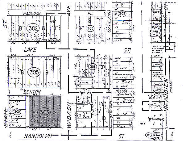 20-32 E Randolph St, Chicago, IL à louer - Plan cadastral – Image 2 sur 11
