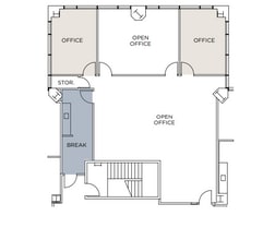 7676 Hazard Center Dr, San Diego, CA à louer Plan d’étage– Image 1 sur 1