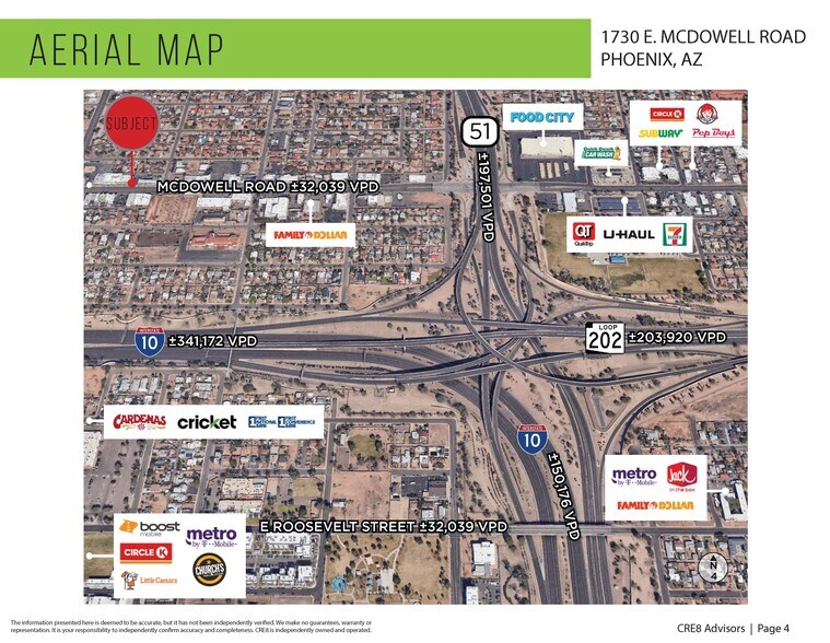 1730 E McDowell Rd, Phoenix, AZ à louer - Photo de l’immeuble – Image 2 sur 5