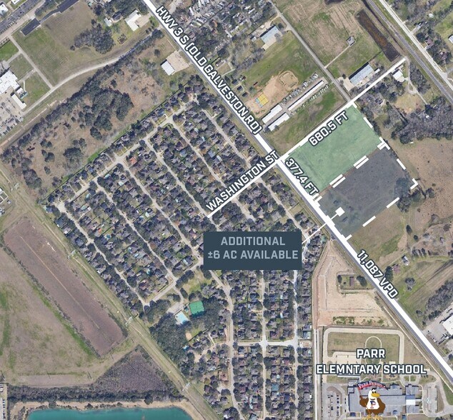 212 Washington St, League City, TX à vendre - Aérien – Image 2 sur 4