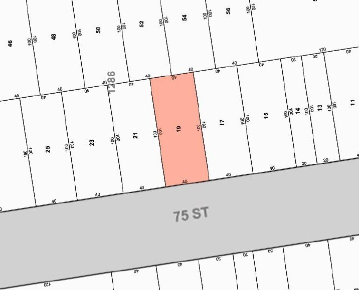 3733 75th St, Jackson Heights, NY à vendre - Plan cadastral – Image 3 sur 3