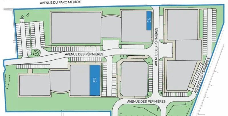 Local d’activités dans Fresnes à louer - Plan de site – Image 3 sur 3