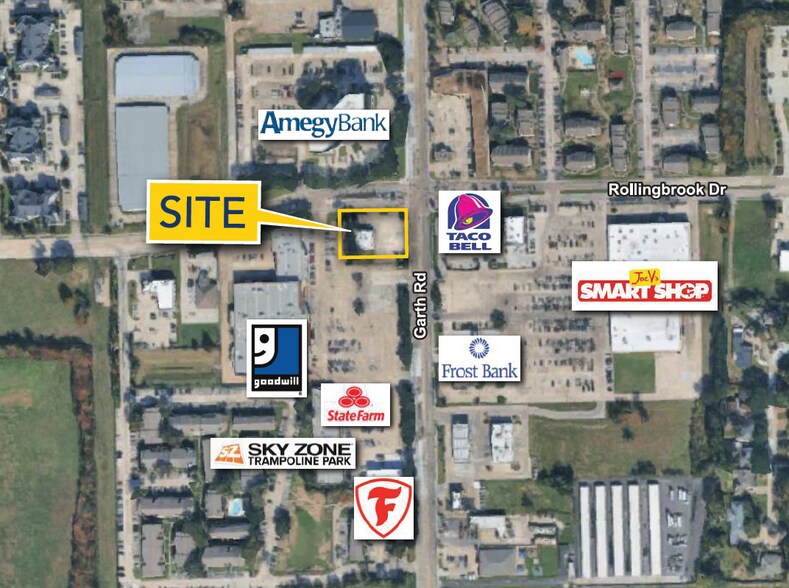 3525 Garth Rd, Baytown, TX à vendre - Aérien – Image 1 sur 3