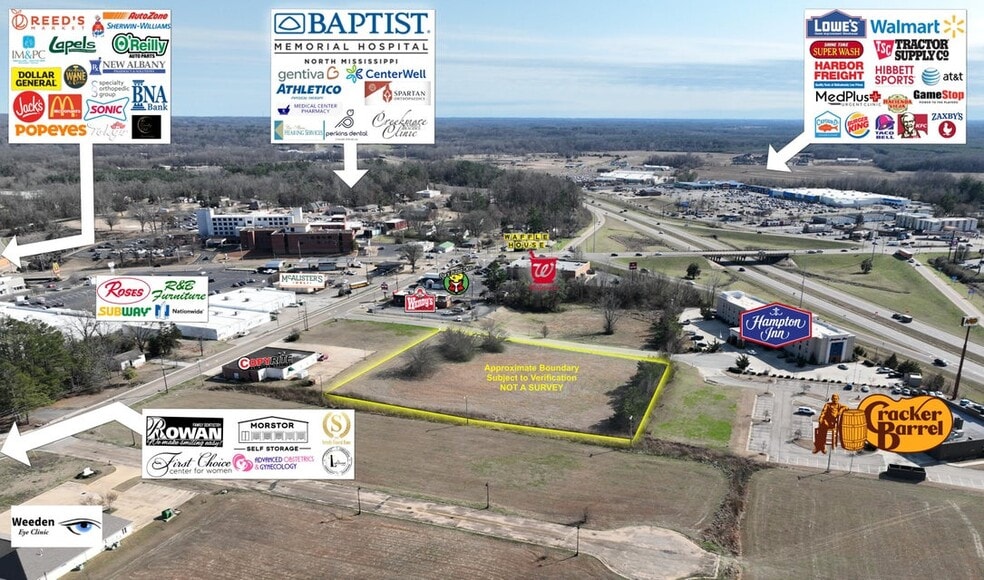 Coulter Drive, New Albany, MS à vendre - Aérien – Image 1 sur 21