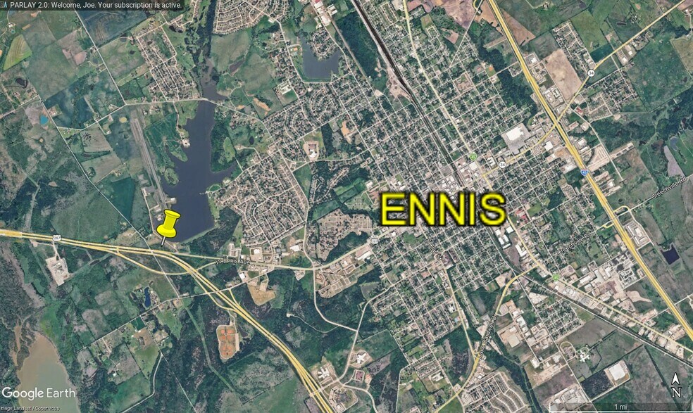 Highway 287, Ennis, TX à vendre - Aérien – Image 2 sur 4