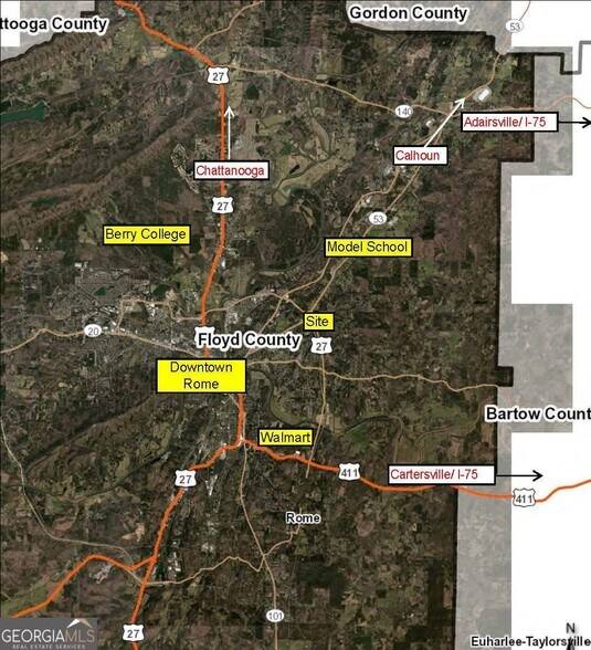 Wayside Road, Rome, GA à vendre - Aérien – Image 2 sur 11
