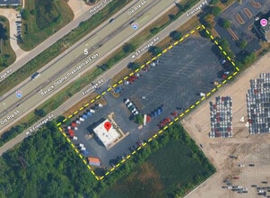 245 W South Frontage Rd, Bolingbrook, IL - Vue aérienne vue de carte