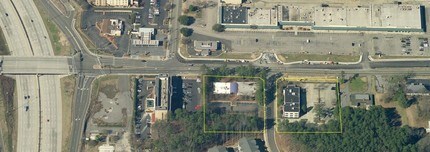 1830 Hillandale Rd, Durham, NC - VUE AÉRIENNE  vue de carte