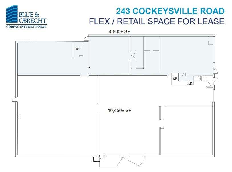 243 Cockeysville Rd, Cockeysville, MD à louer Plan d’étage– Image 1 sur 1