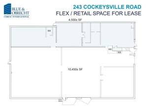 243 Cockeysville Rd, Cockeysville, MD à louer Plan d’étage– Image 1 sur 1