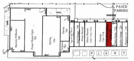 712 Cambridge Plz, Cambridge, MD à louer Plan de site– Image 2 sur 2