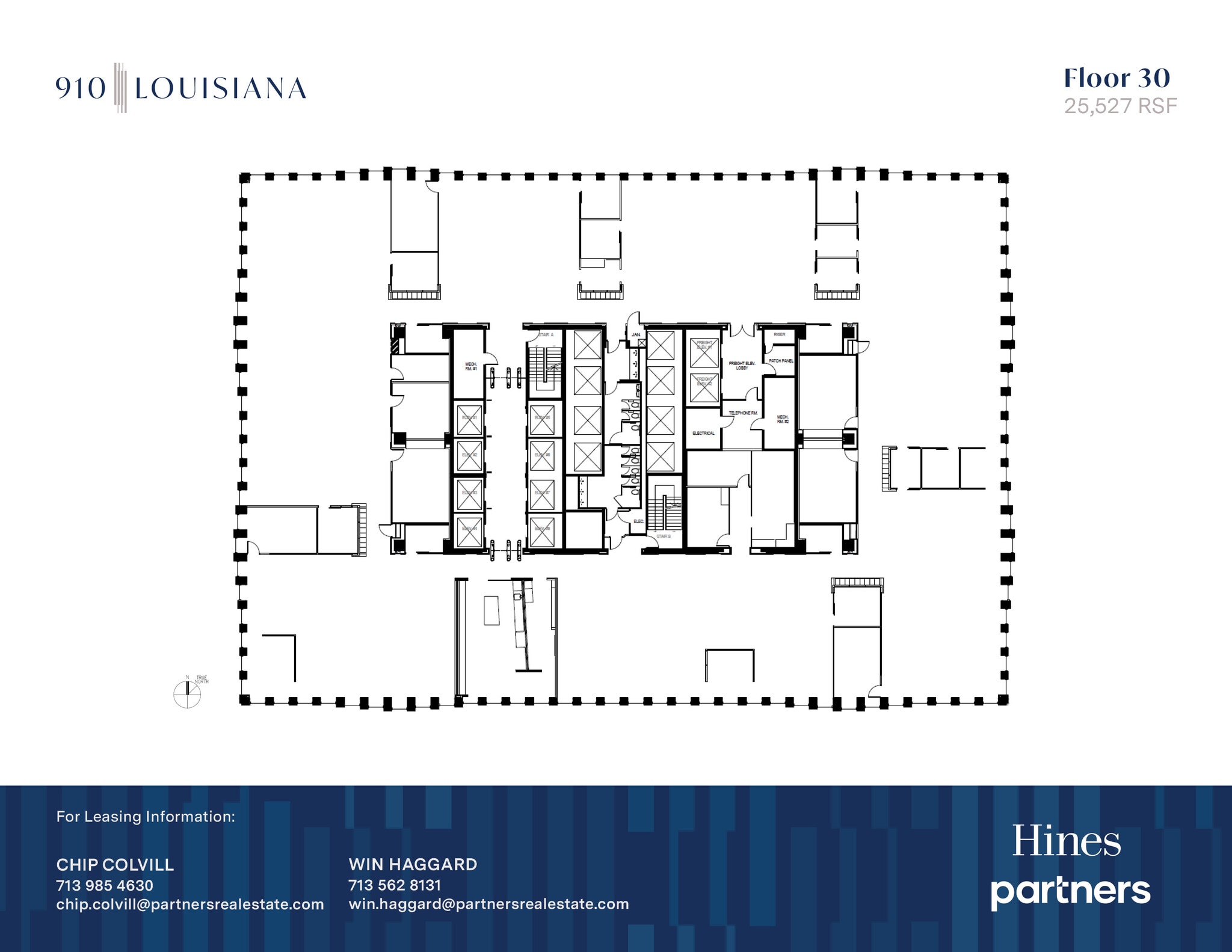 910 Louisiana St, Houston, TX à louer Plan d’étage– Image 1 sur 1