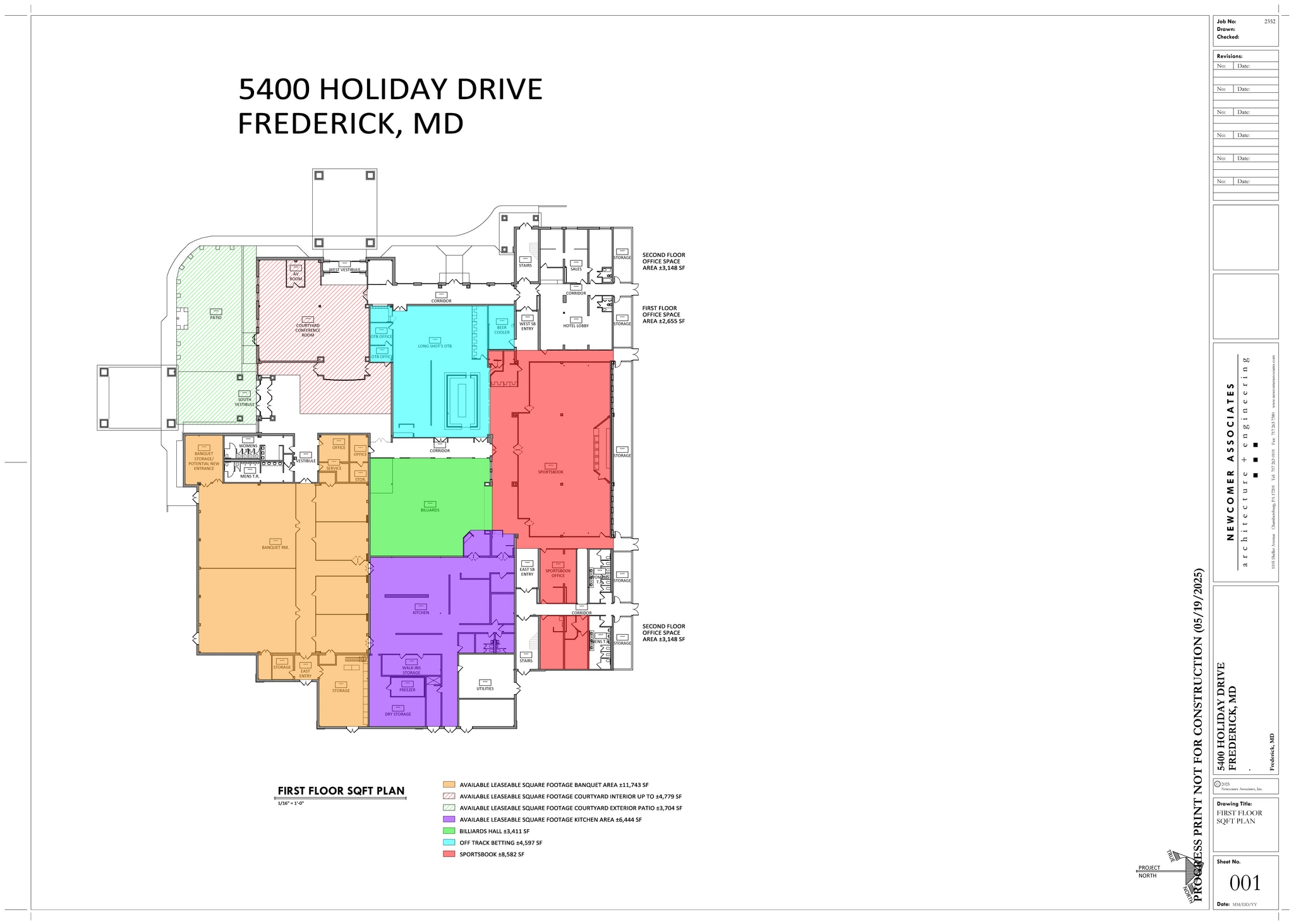 5400 Holiday Dr, Frederick, MD à louer Plan d’étage– Image 1 sur 1