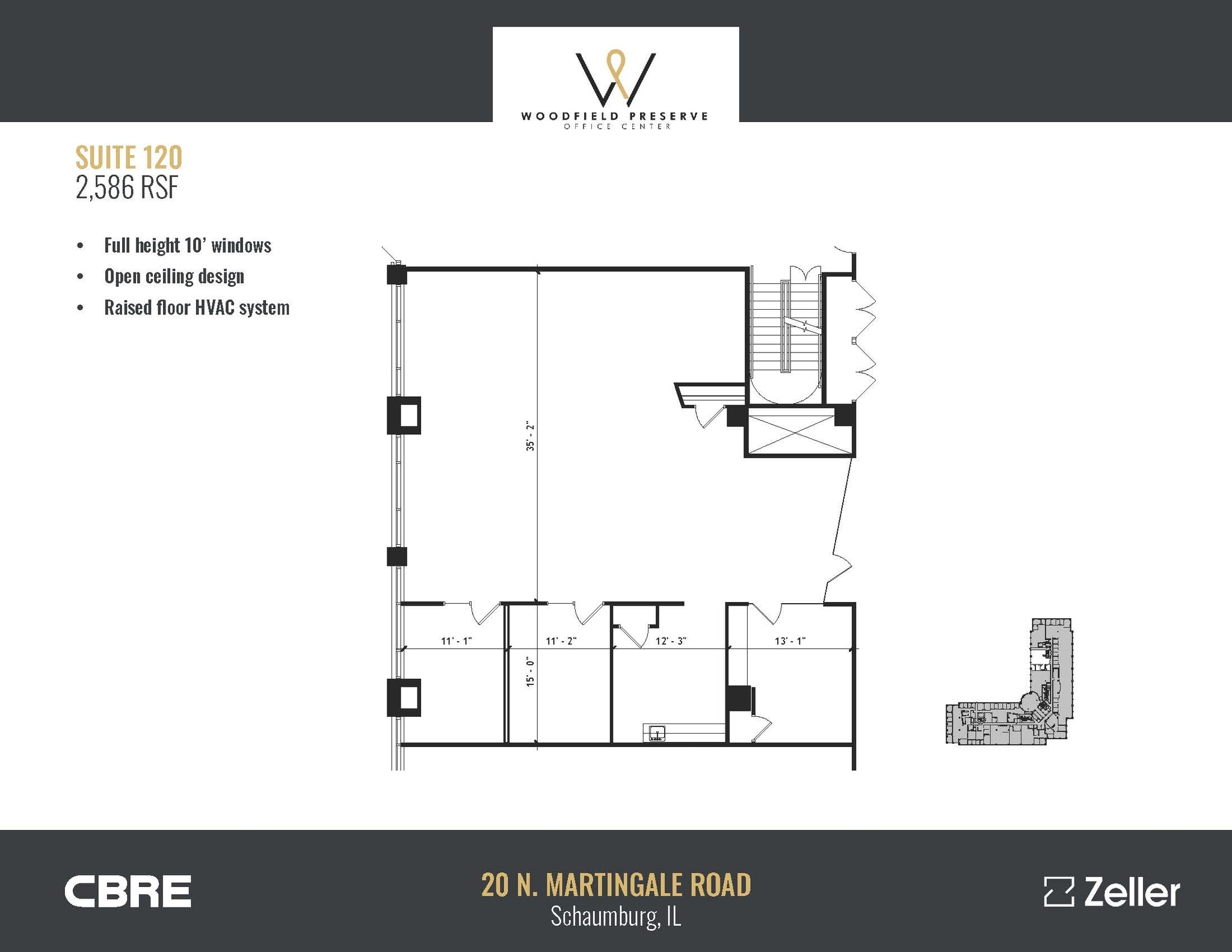 20 N Martingale Rd, Schaumburg, IL à louer Plan d’étage– Image 1 sur 1