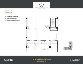 20 N Martingale Rd, Schaumburg, IL à louer Plan d’étage– Image 1 sur 1