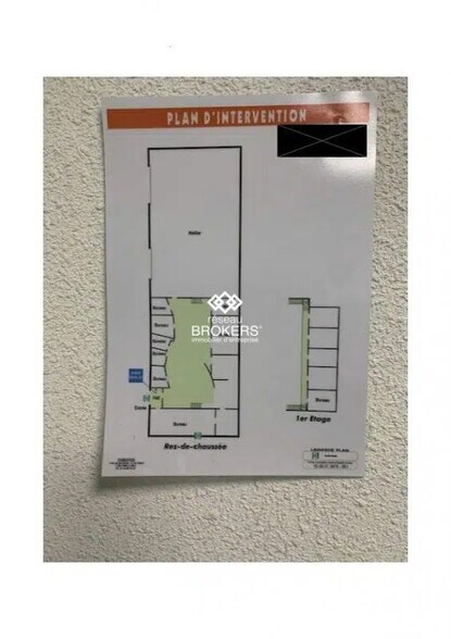 Bureau dans Bollène à louer - Plan d’étage – Image 3 sur 7