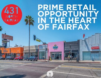 Plus de détails pour 431 N Fairfax Ave, Los Angeles, CA - Local commercial à louer