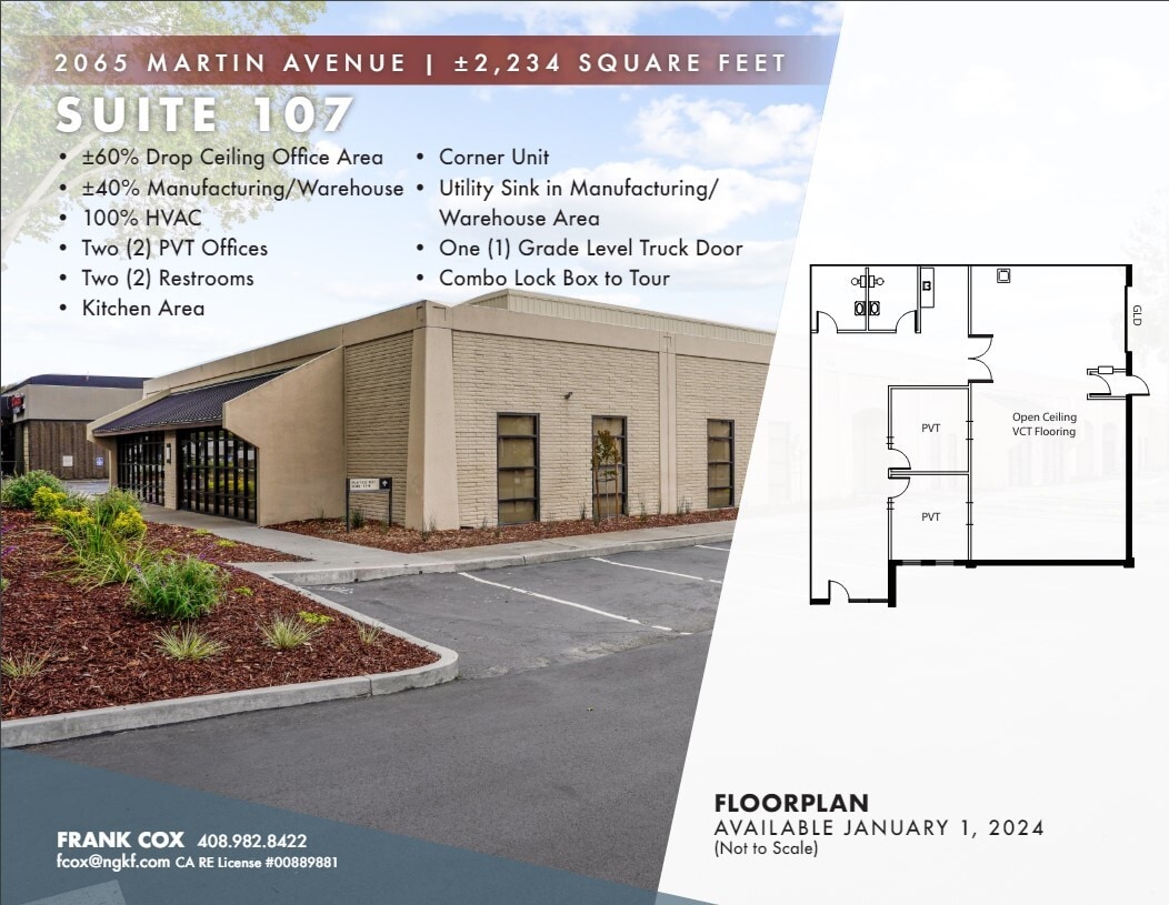 2065 Martin Ave, Santa Clara, CA à louer Photo de l’immeuble– Image 1 sur 1