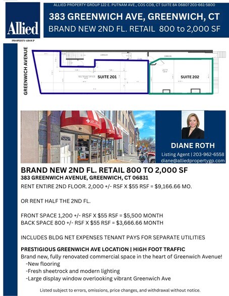 383 Greenwich Ave, Greenwich, CT à louer - Photo de l’immeuble – Image 3 sur 13