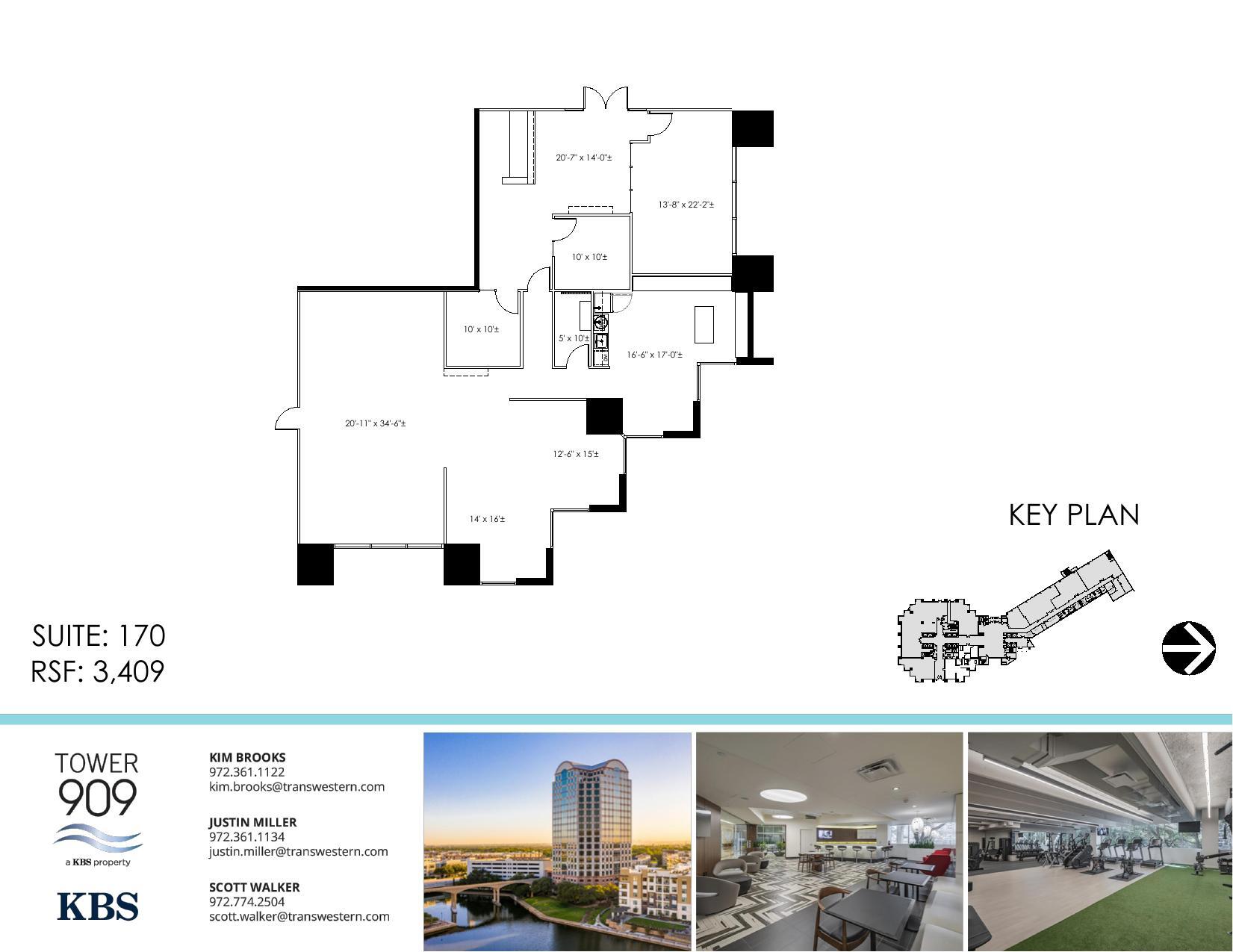909 Lake Carolyn Pky, Irving, TX à louer Plan d’étage– Image 1 sur 1