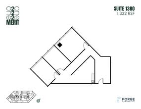 12221 Merit Dr, Dallas, TX à louer Plan d’étage– Image 1 sur 1