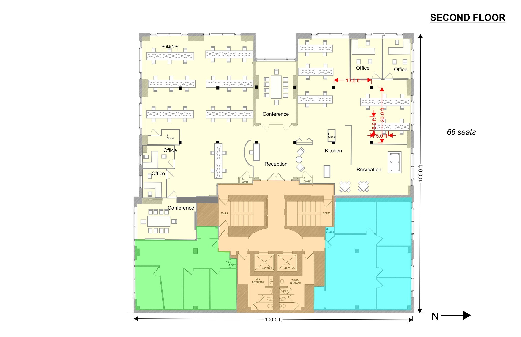 415 N LaSalle Dr, Chicago, IL à louer Plan de site– Image 1 sur 3