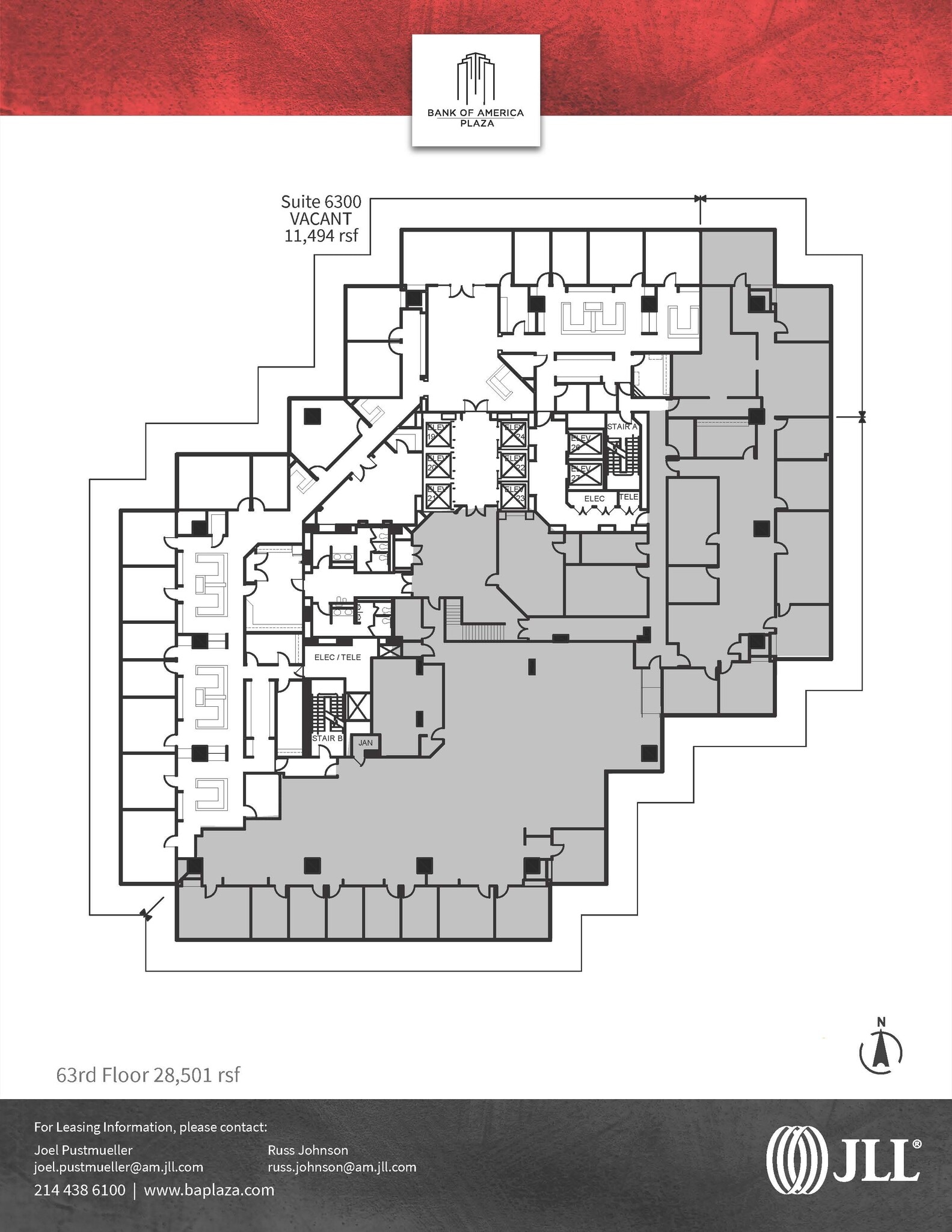 901 Main St, Dallas, TX à louer Plan d’étage– Image 1 sur 1