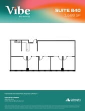 1391 N Speer Blvd, Denver, CO à louer Plan d’étage– Image 1 sur 1