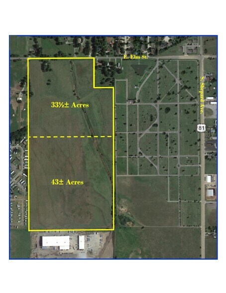Elm Street in El Reno, El Reno, OK à vendre - Aérien – Image 1 sur 2