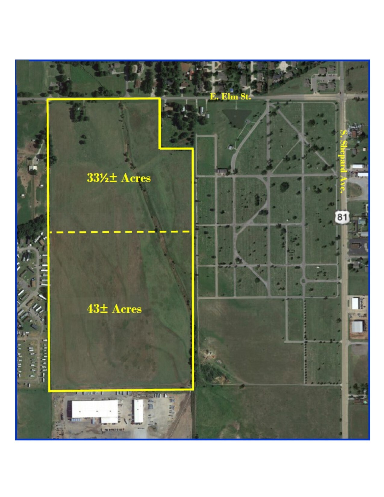 Elm Street in El Reno, El Reno, OK à vendre Aérien– Image 1 sur 3