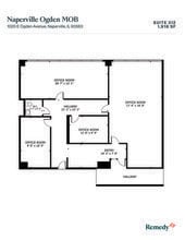 1020 E Ogden Ave, Naperville, IL à louer Plan d’étage– Image 1 sur 1