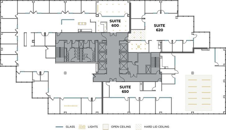 611 Anton Blvd, Costa Mesa, CA à louer Plan d’étage– Image 1 sur 1