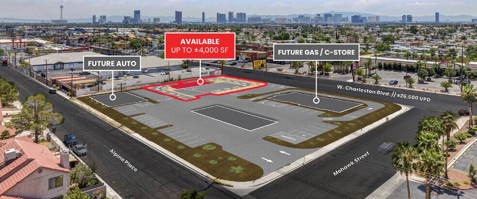 5300-5350 W Charleston Blvd, Las Vegas, NV à louer - Aérien – Image 2 sur 5