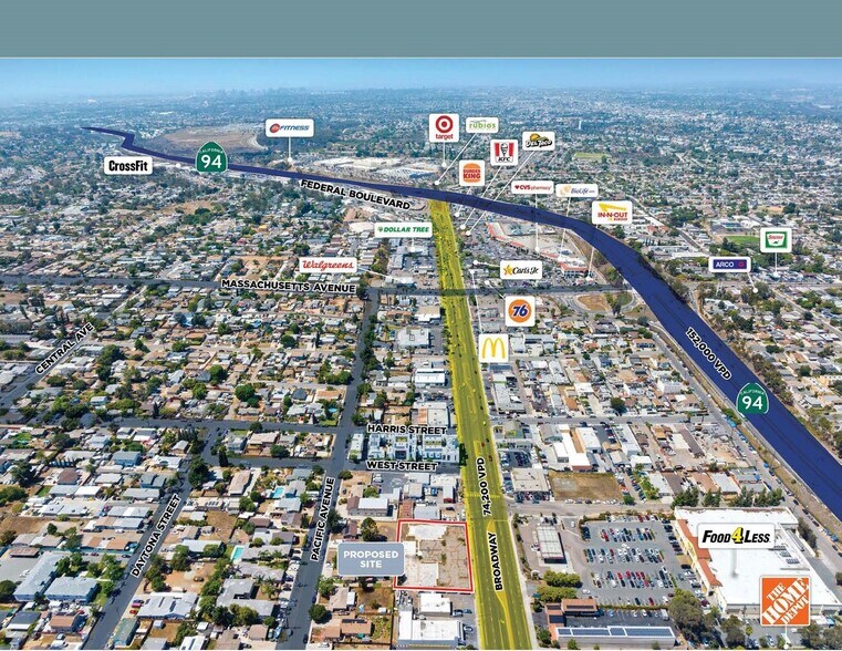 7431-7455 Broadway, Lemon Grove, CA à vendre - Photo de l’immeuble – Image 3 sur 4