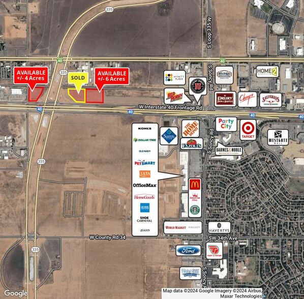 I-40 & Loop 335 (West), Amarillo, TX à vendre - Photo de l’immeuble – Image 2 sur 2