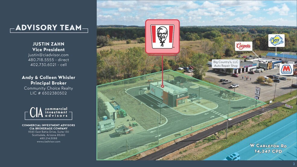 3335 Carleton rd, Hillsdale, MI à vendre - Photo de l’immeuble – Image 2 sur 5