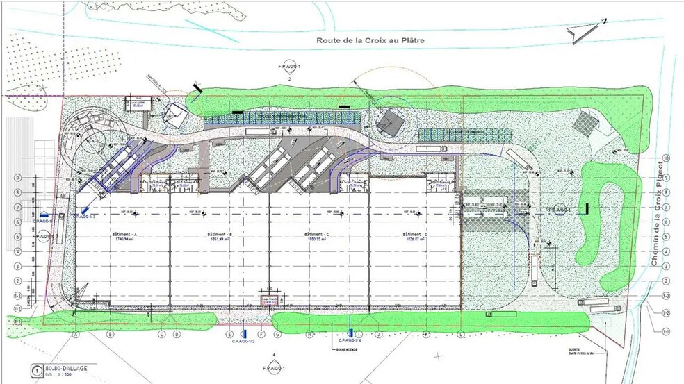 Bureau dans Tremblay-en-France à louer - Plan d’étage – Image 2 sur 4