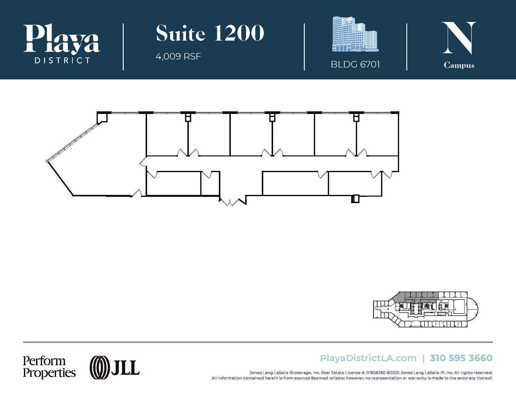 6100 Center Dr, Los Angeles, CA à louer Plan d’étage– Image 1 sur 1