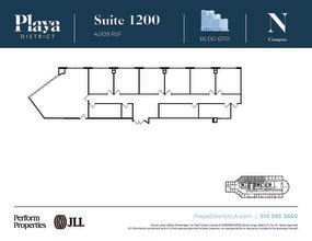 6100 Center Dr, Los Angeles, CA à louer Plan d’étage– Image 1 sur 1