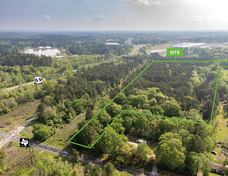 2101 Sayers St, Lufkin, TX à vendre - Aérien – Image 3 sur 4