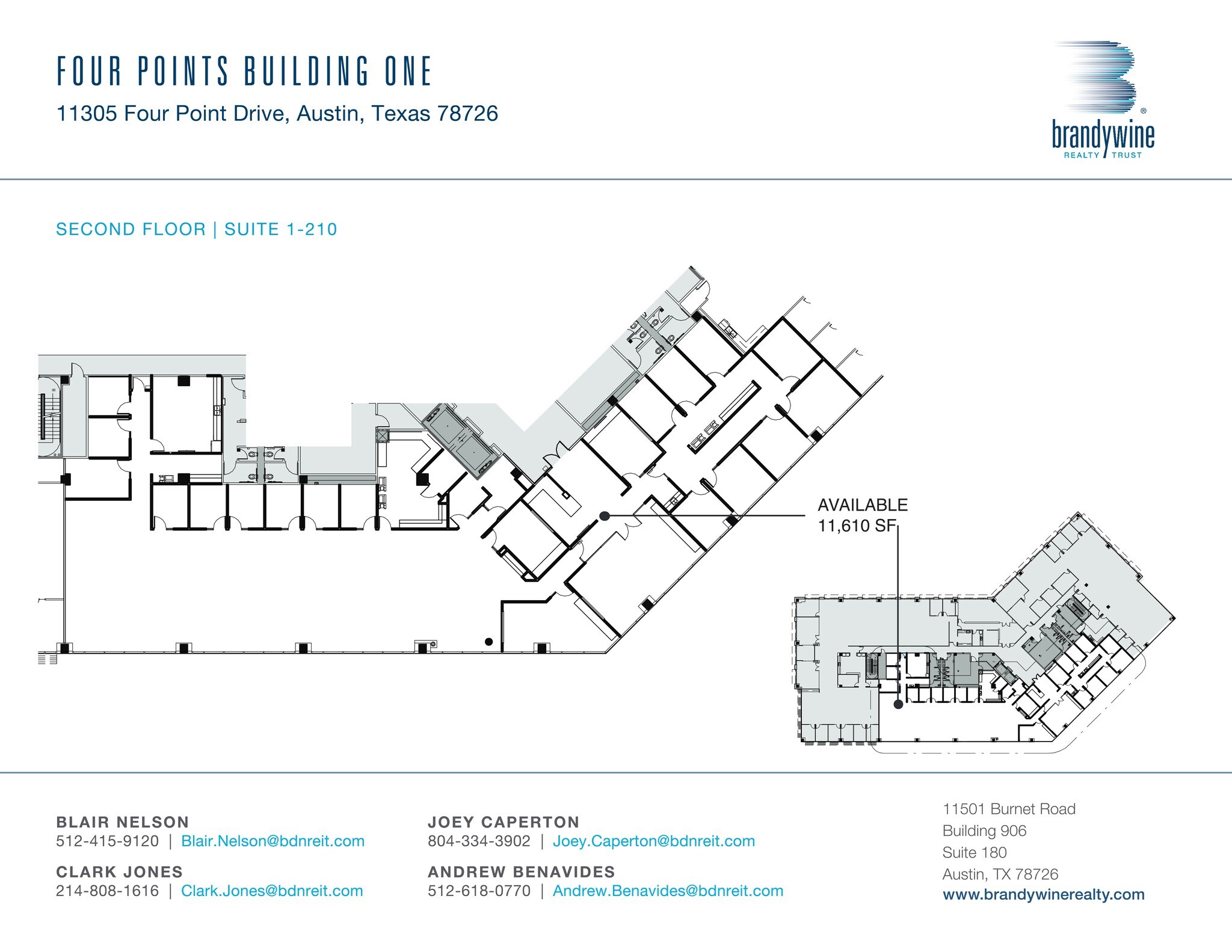 11305 Four Points Dr, Austin, TX à louer Plan de site– Image 1 sur 1