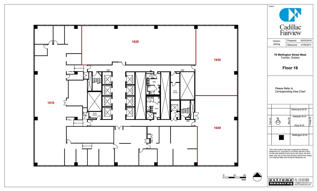 79 Wellington St W, Toronto, ON à louer Plan d’étage– Image 1 sur 1
