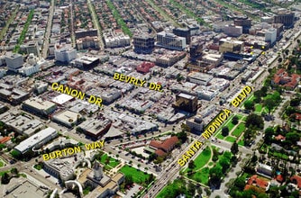 9606 S Santa Monica Blvd, Beverly Hills, CA - VUE AÉRIENNE  vue de carte
