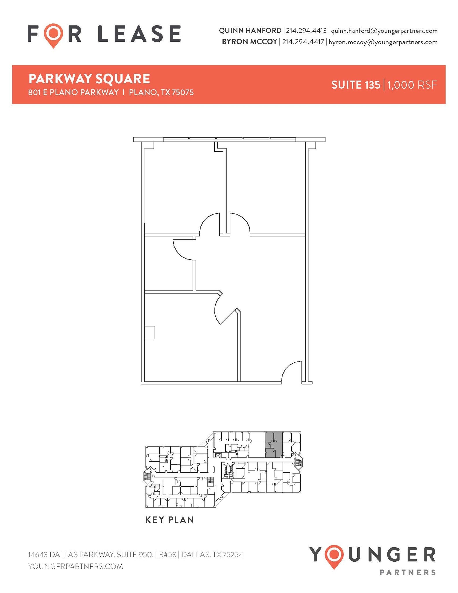801 E Plano Pky, Plano, TX à louer Plan d’étage– Image 1 sur 1