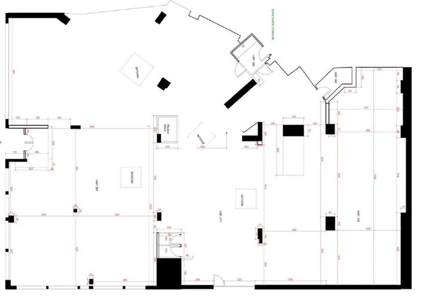 Local commercial dans Paris à vendre - Plan d’étage – Image 3 sur 3