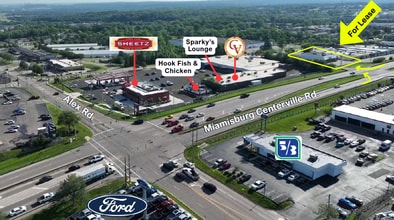 3856-3860 Miamisburg Centerville Rd, Dayton, OH - Vue aérienne vue de carte