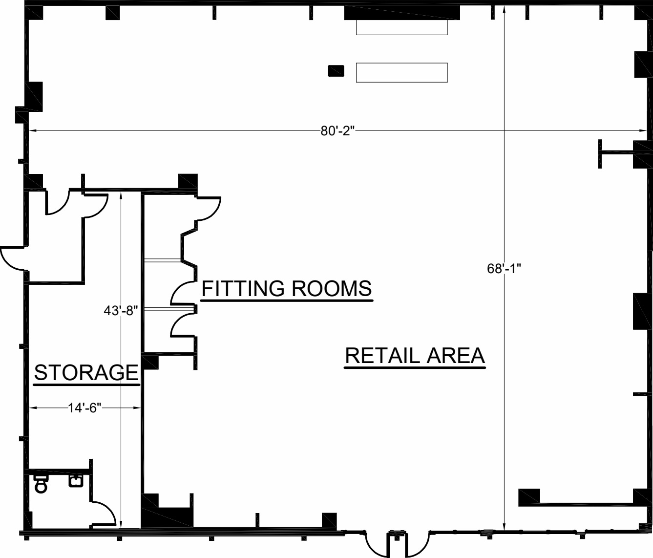 1234-1250 Howe Ave, Sacramento, CA à louer Plan d’étage– Image 1 sur 1