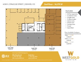 4380 S Syracuse St, Denver, CO à louer Plan d’étage– Image 2 sur 2