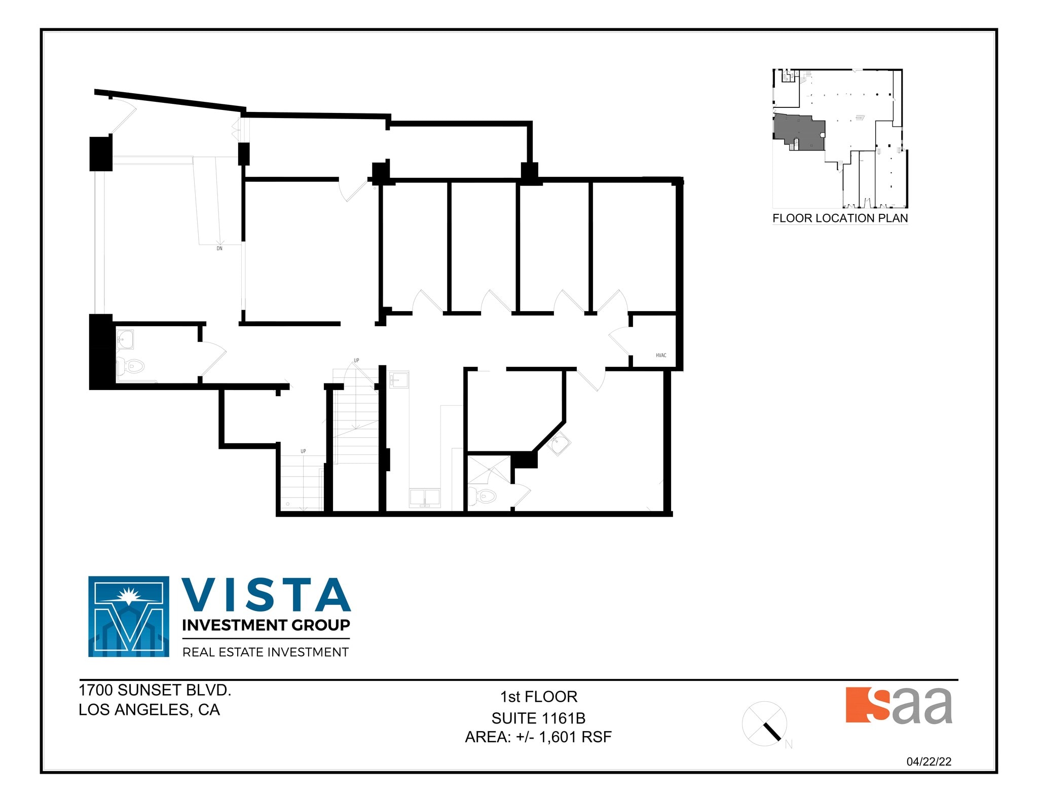 1706 W Sunset Blvd, Los Angeles, CA à louer Plan de site– Image 1 sur 1